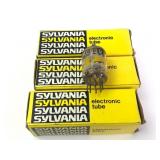 (3)Sylvania Electronic Tubes With Boxes