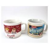 Set Of 2 Campbellï¿½s Soup Ceramic Mugs