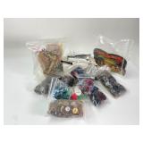 Mixed Lot Of Buttons And Sewing Accessories