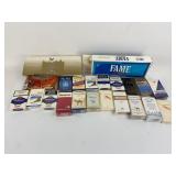 Collection Of Empty Vintage Cigarette Packs