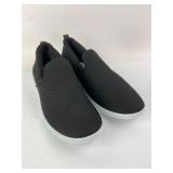 Black Canvas Casual Slip-On Shoes