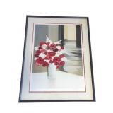 Framed Floral Artwork By P.G. Langlois