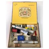 Partagas Cigar Box With Assorted Items