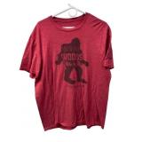 Red Bigfoot Graphic T-Shirt