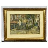 K. Gibault-Hoppe Framed Painting - 5593