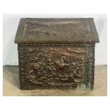 Antique Coppered Log Box ï¿½ 6067