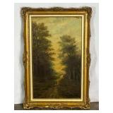 Oil Painting in Gilded Frame ï¿½ 6095