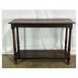 Two-Tier Oak Console Table ï¿½ 5982