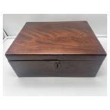 Wooden Box With Brass Handles