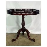 Mahogany Pedestal Tea Table ï¿½ 6046