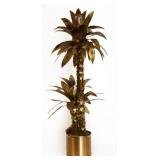 After Maison Jansen Vintage Brass Palm Tree.