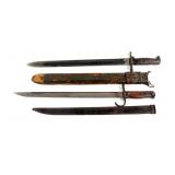 MILITARIA. Japanese and American Bayonet Grouping