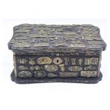 Japanese Lacquered Bronze Box.