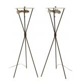 Pair of T.H. Robsjohn-Gibbings Floor Lamps.