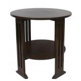 Stickley Audi Oak Arts & Crafts Style Center Table