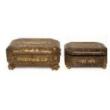 (2) Chinoiserie Sewing Boxes.