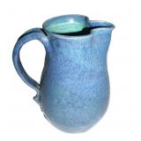 Ted Sampley pottery pitcher 9"