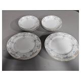 Imperial 16pc China plates & bowls