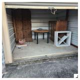 COUCH - DINING TABLE - TV CABINET - WHITE SHELF -