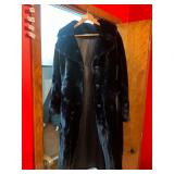 Ladies Black Fur Style Jacket- no size
