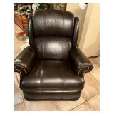 Brown Leather Electric Recliner