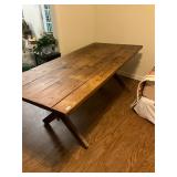 Wooden Table- Sizes in pictures