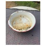Vintage Enamel bowl see all pics