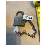 Vintage Lock with Key
