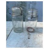 2-  clear ball ideal jars