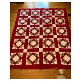 Vintage Hand Sewn Quilt- 131 years old