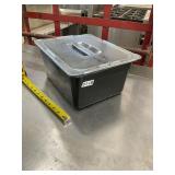 Plastic food storage bin 12 x 8 x 6