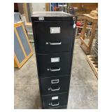 4 drawer file cabinet with key