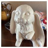 Ceramic rabbit decor