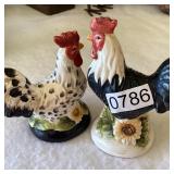 2- Chicken decor - salt & pepper.  Beak chipped