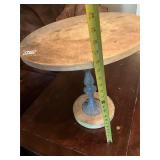 Round heavy marble style table