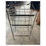 Metal display rack