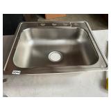 Stainless steel sink- single