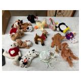 15- assorted Ty beanie babies