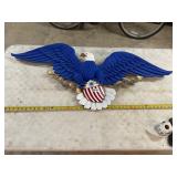 45 inch painted hard plastic eagle