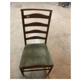 Wooden ladder back chair