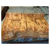 39X 52 tapestry with metal rod