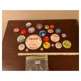 Assorted button/pins