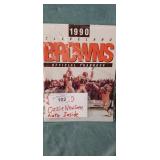 1990 Cleveland Browns Official Yearbook with