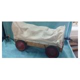 Vintage Display/Toy Covered Wagon. Approximately