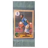 1987 Bo Jackson KC Royals Topps "Future Stars"