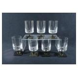 Rosenthal Linear Smoke Square Footed Wine Glasses