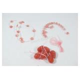 Loose Rose & Cherry Quartz Beads - Jewelery Making