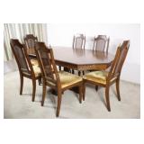 Full - Octagonal Regency Style Dining Table Set