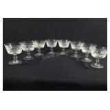 Cross & Olive Crystal Stemware Champagne Glasses