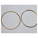 10KT Gold Hoop Earrings